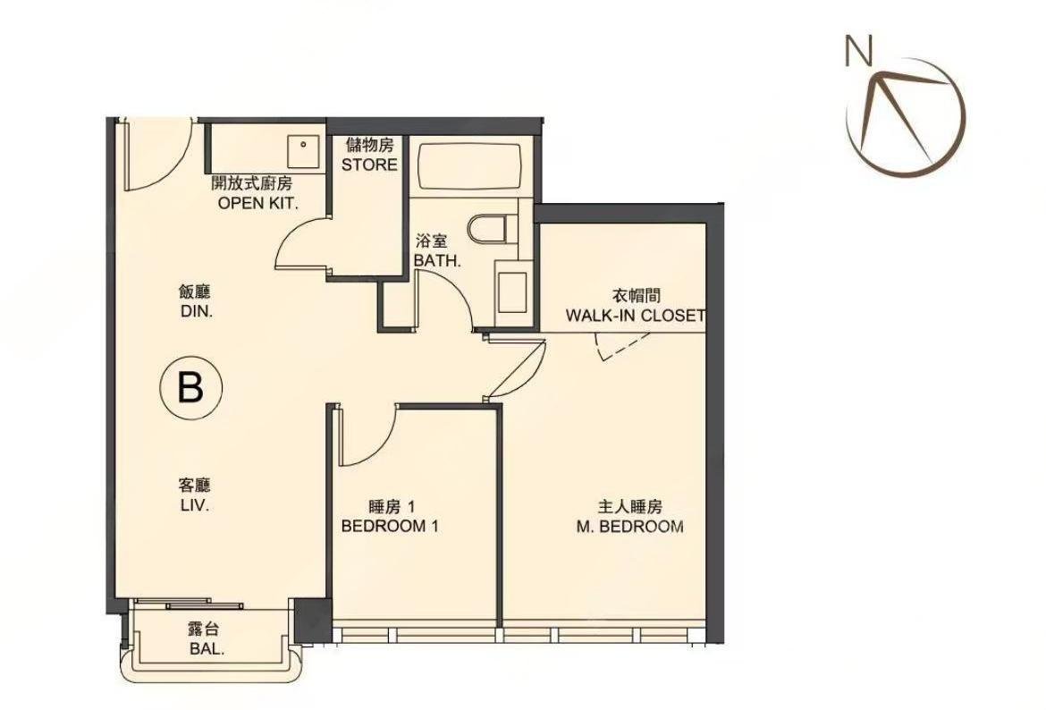 The Henley 2房戶型